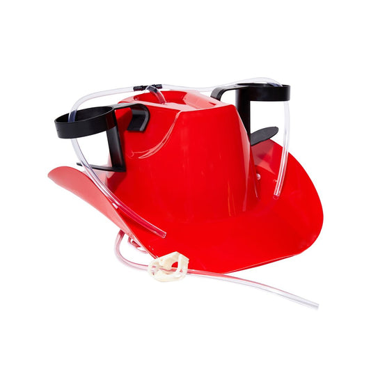 Drinking Cowboy Hat RED
