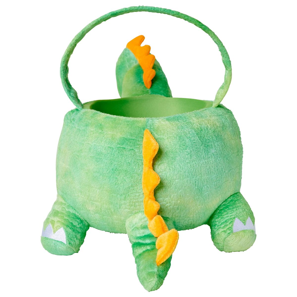 Dinosaur Plush Treat Bucket GREEN