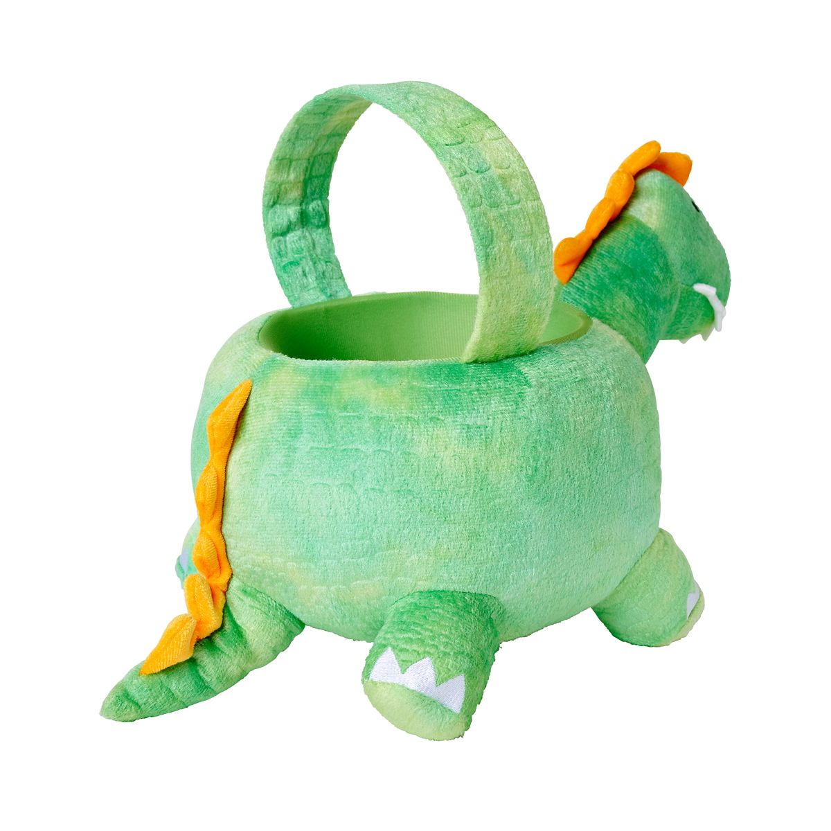 Dinosaur Plush Treat Bucket GREEN