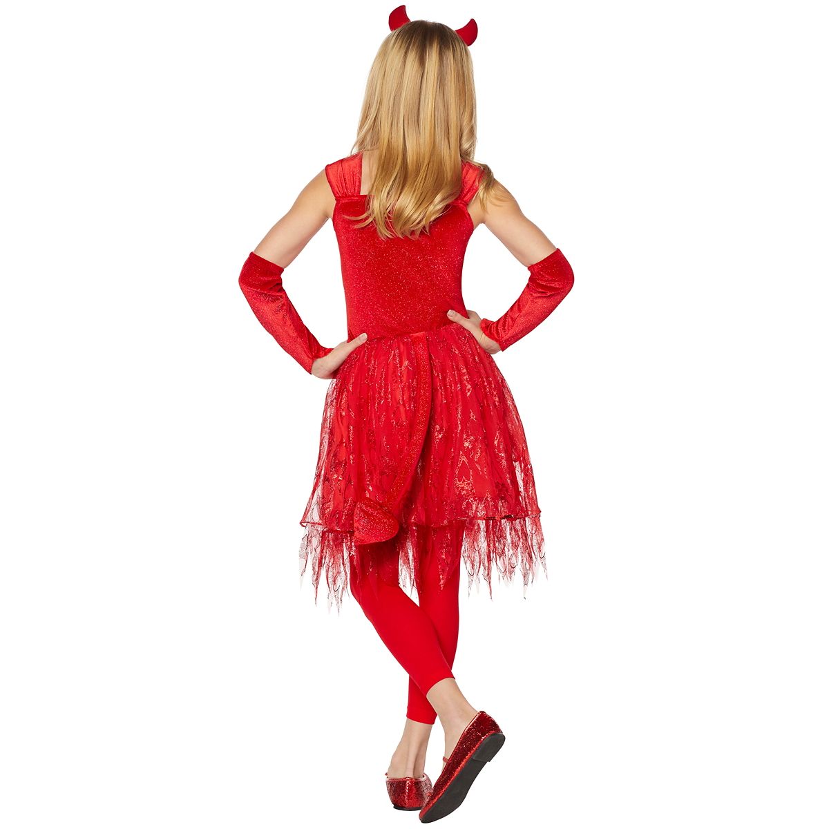 Kids Fiery Devil Costume RED