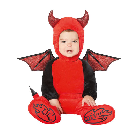 Baby Red Devil One Piece Costume RED