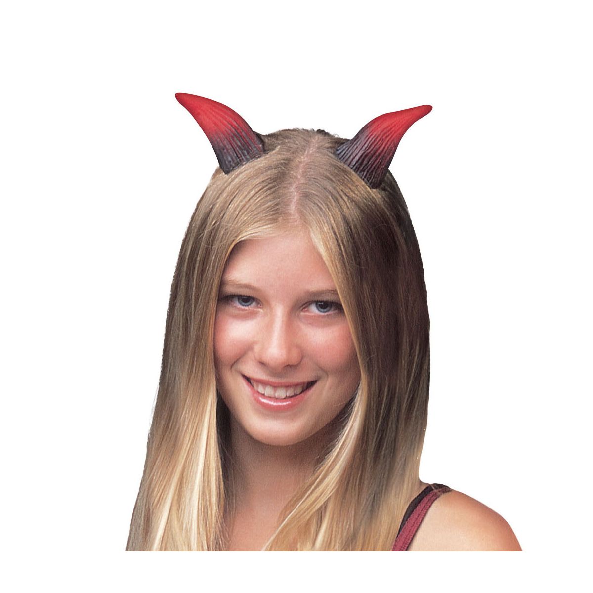 Devil Latex Horns BLACK AND RED