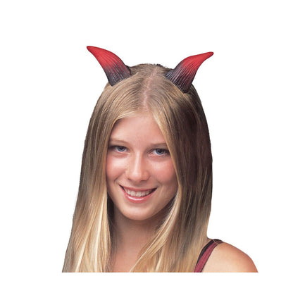Devil Latex Horns BLACK AND RED