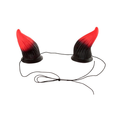Devil Latex Horns BLACK AND RED