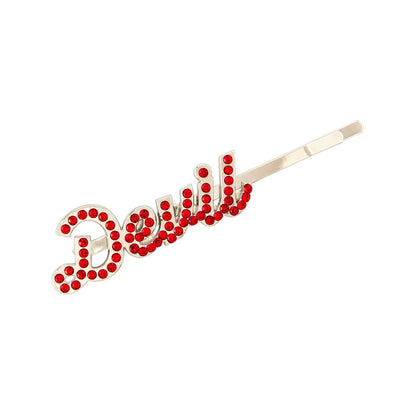 Red Devil Hair Clips WHITE LIGHT RIGHT