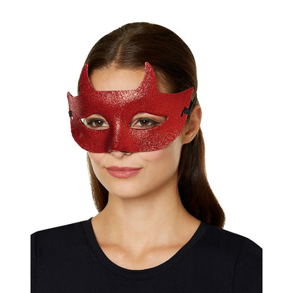 Red Devil Half Mask RED