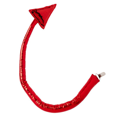 Red Sequin Devil Tail