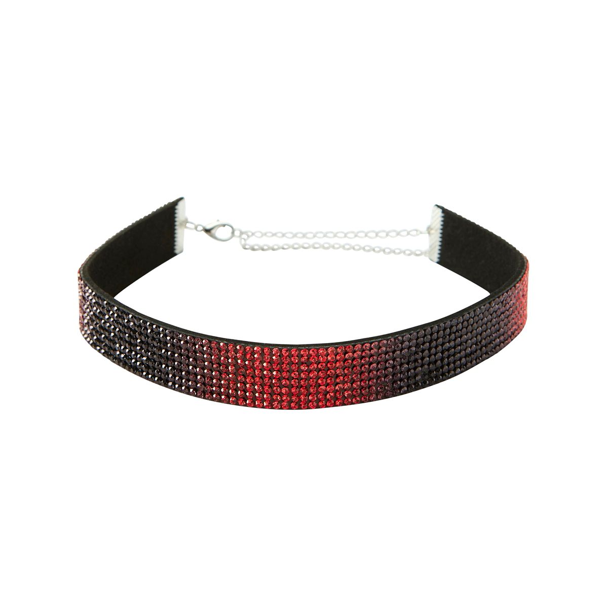 Devil Choker Necklace BLACK AND RED