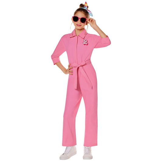 Kids Pink Power Jumpsuit - Barbie the Movie PINK