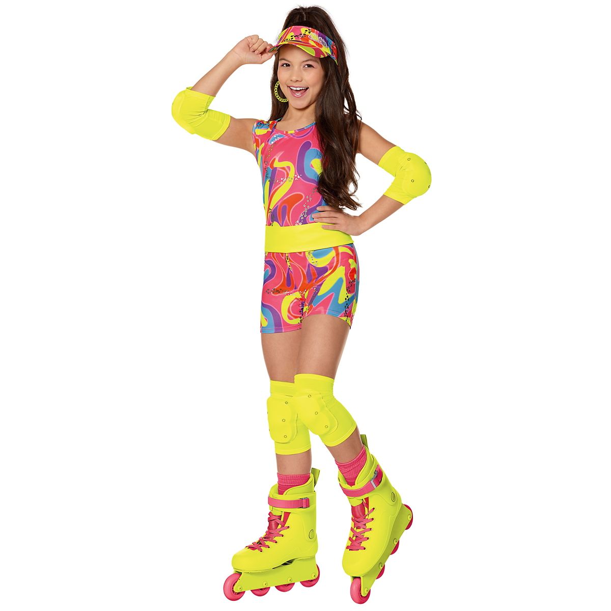 Kids Skating Barbie Costume - Barbie the Movie MULTI-COLOR