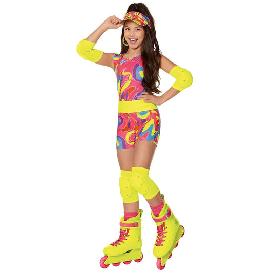 Kids Skating Barbie Costume - Barbie the Movie MULTI-COLOR