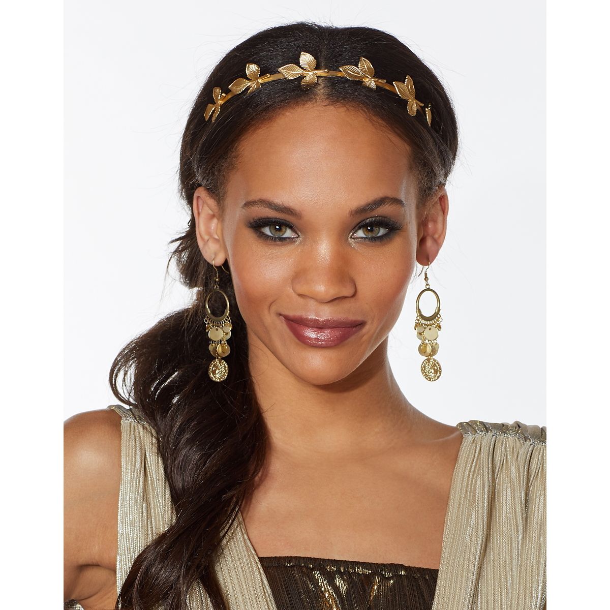 Metal Leaf Crown GOLD