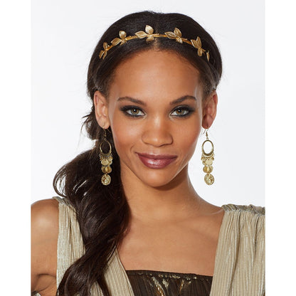 Metal Leaf Crown GOLD