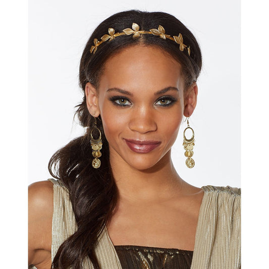 Metal Leaf Crown GOLD