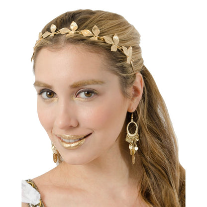 Metal Leaf Crown GOLD