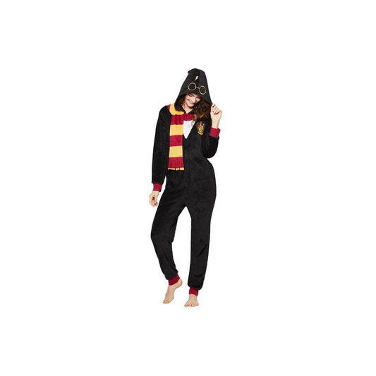 Harry Potter Gryffindor Jumpsuit Costume BLACK