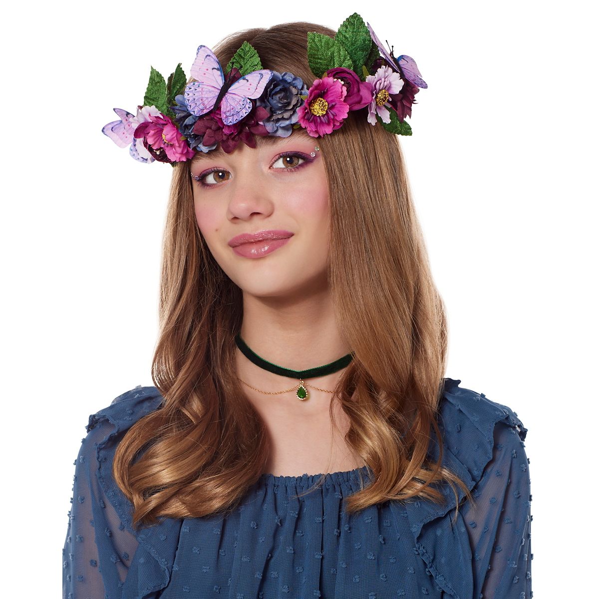 Kids Fairy Flower Crown PURPLE