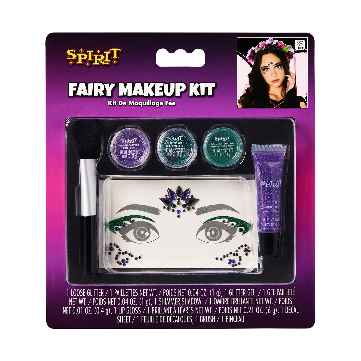 Girls Dark Fairy Makeup Kit MULTI-COLOR
