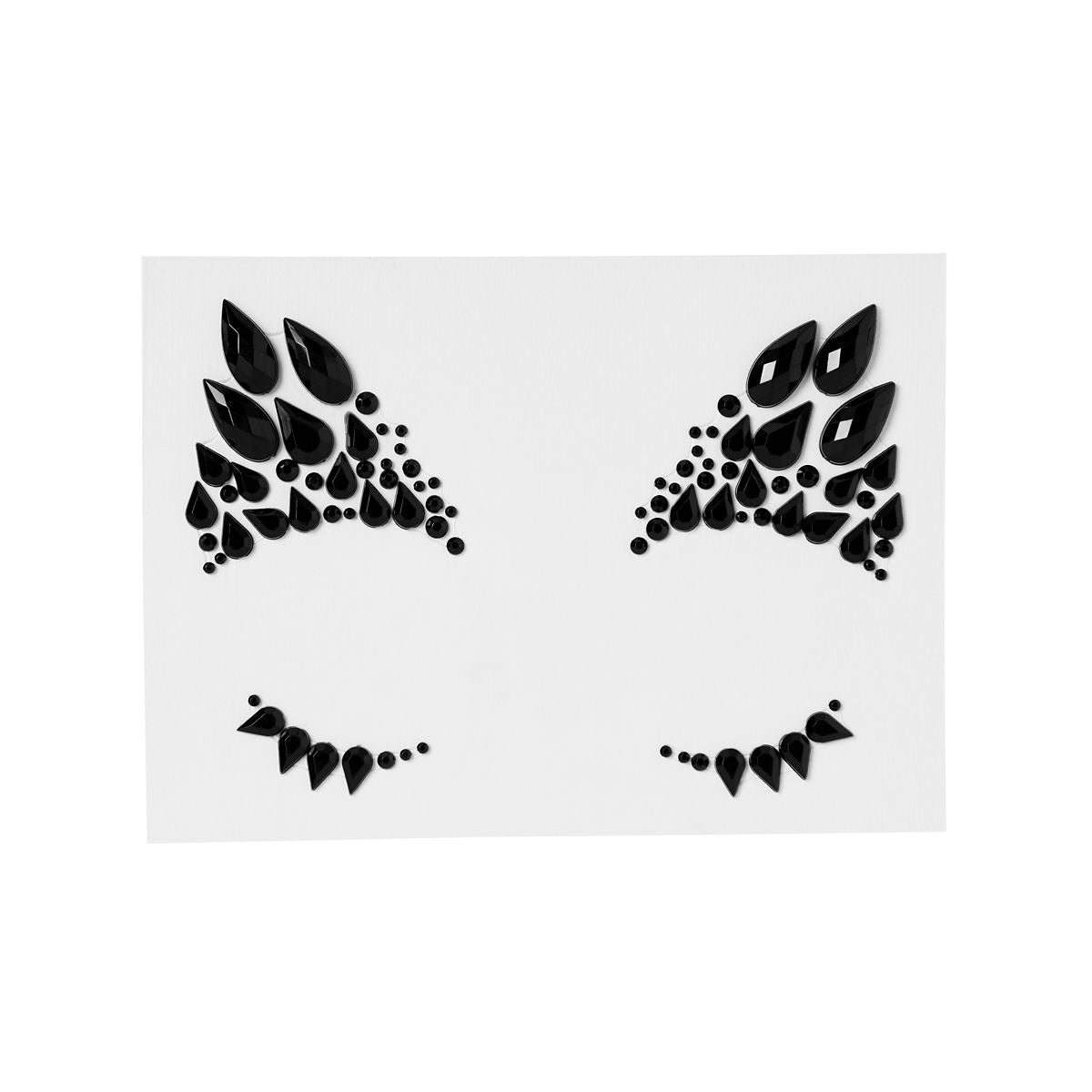 Black Jewel Face Decal BLACK