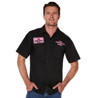 The Pink Taco Shop Work Shirt BLACK