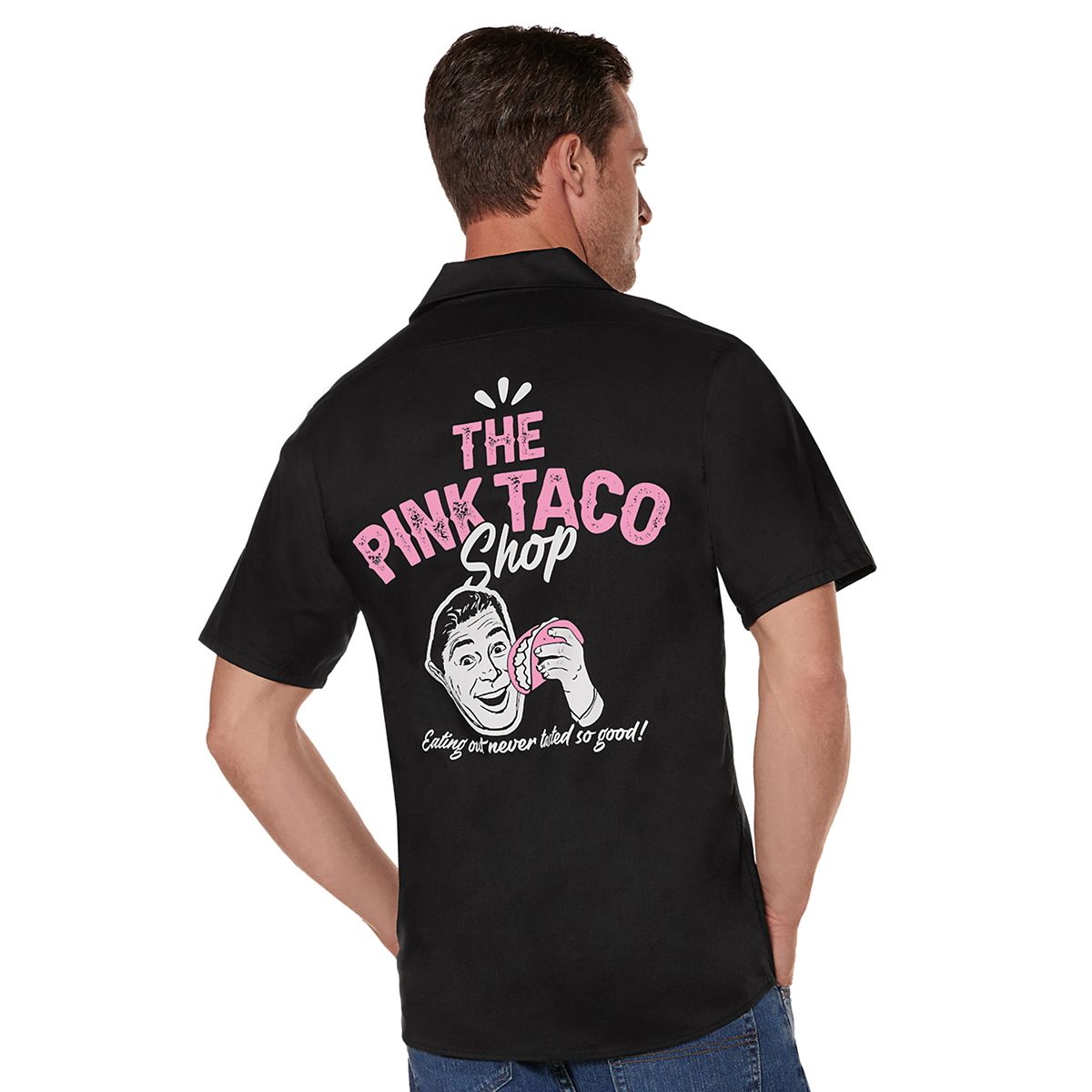 The Pink Taco Shop Work Shirt BLACK