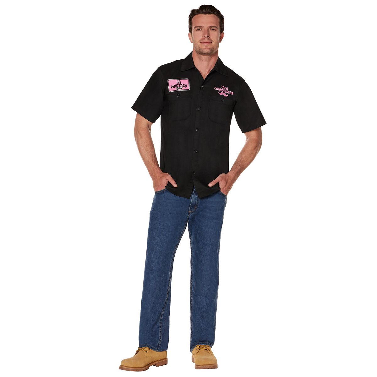 The Pink Taco Shop Work Shirt BLACK