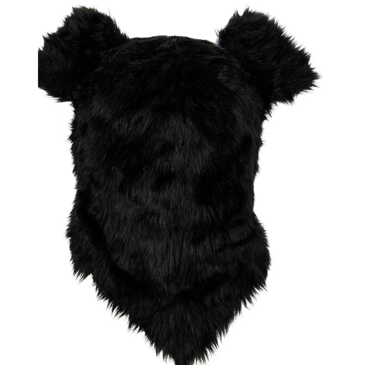 Dog Furry Mask BLACK AND WHITE