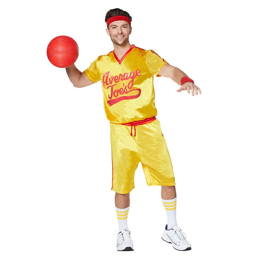 Adult Average Joe's Costume - Dodgeball YELLOW