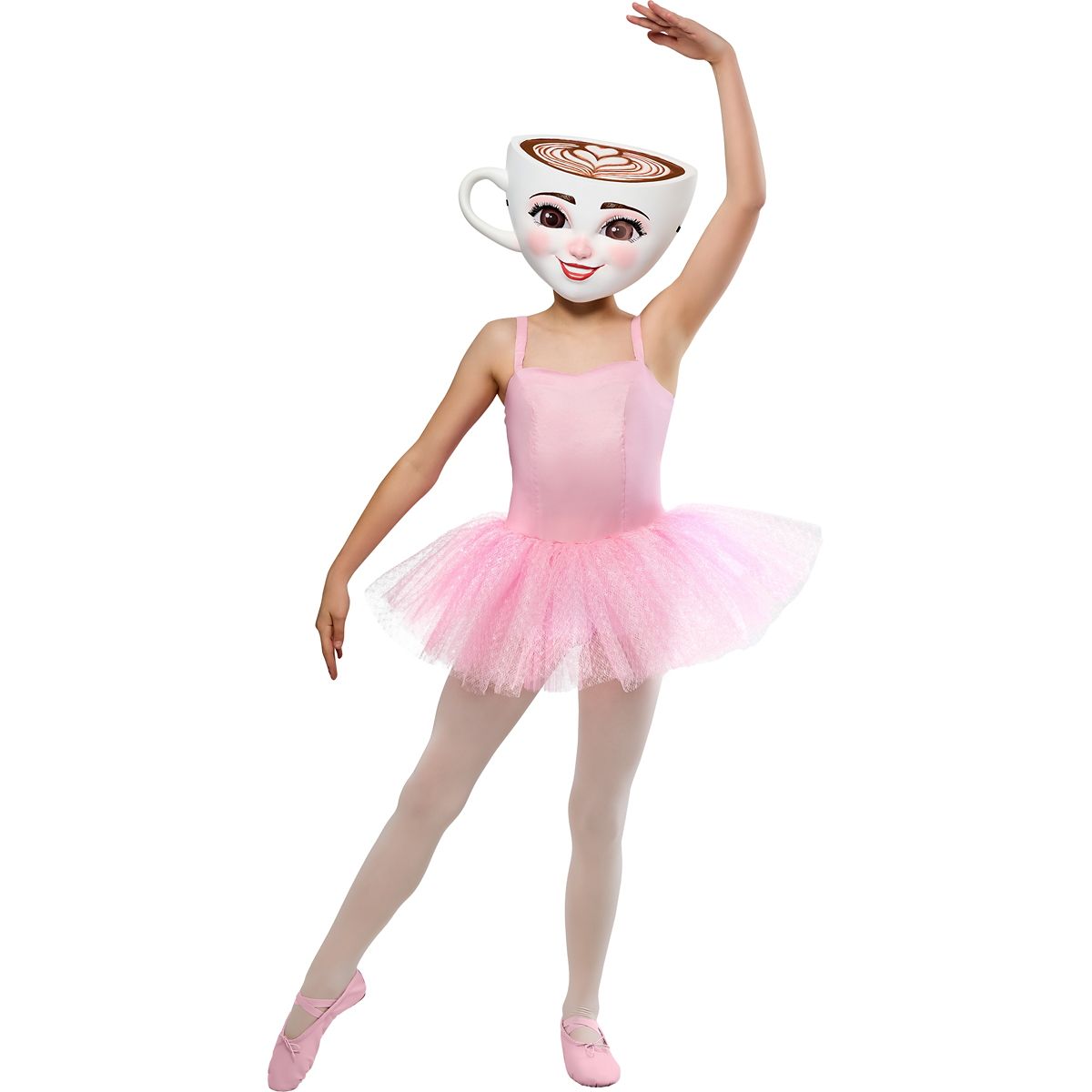 Kids Ballerina Cappuccina Costume PINK
