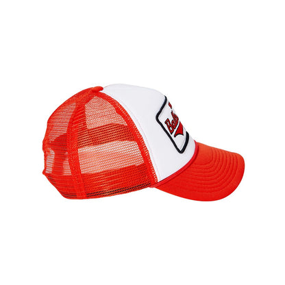 Balls Deep Redneck Trucker Hat RED