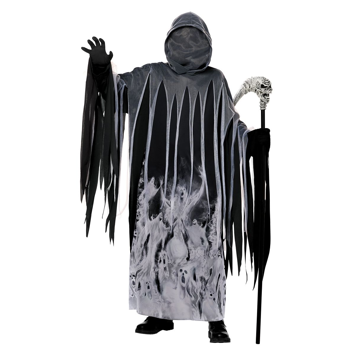 Adult Ghost Reaper Costume BLACK