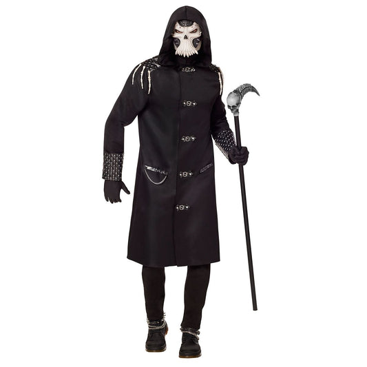 Adult Skeleton Undertaker Costume BLACK