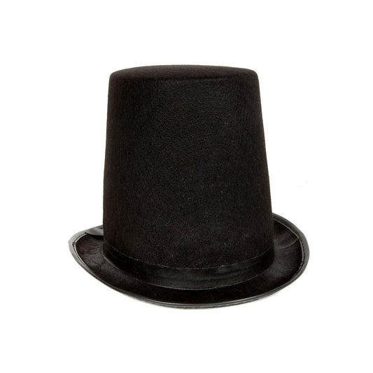 Tall Black Top Hat BLACK