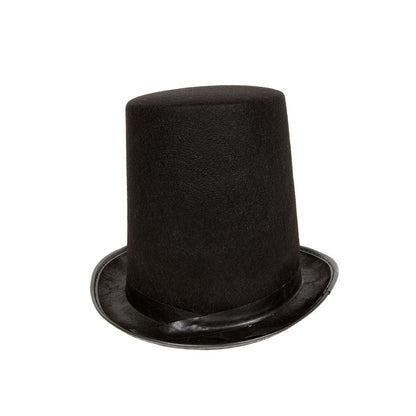 Tall Black Top Hat BLACK