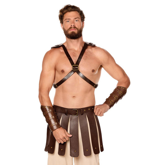 Brown Chest Harness DARK BROWN