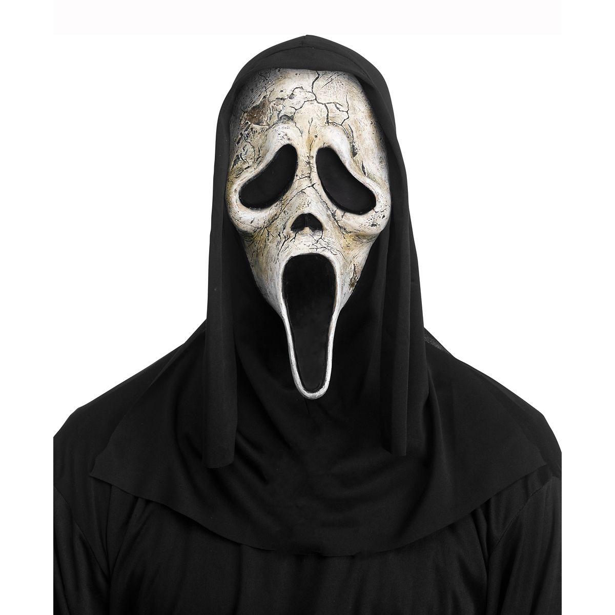 Ghost Face Aged Full Mask WHITE