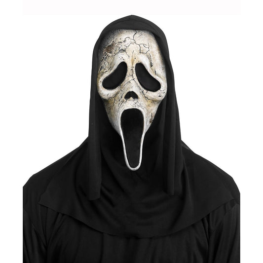 Ghost Face Aged Full Mask WHITE