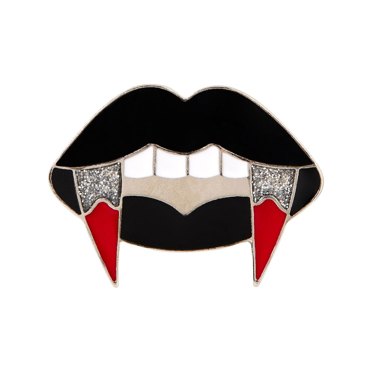Bloody Horror Pin Set - 4 Pack BLACK AND RED