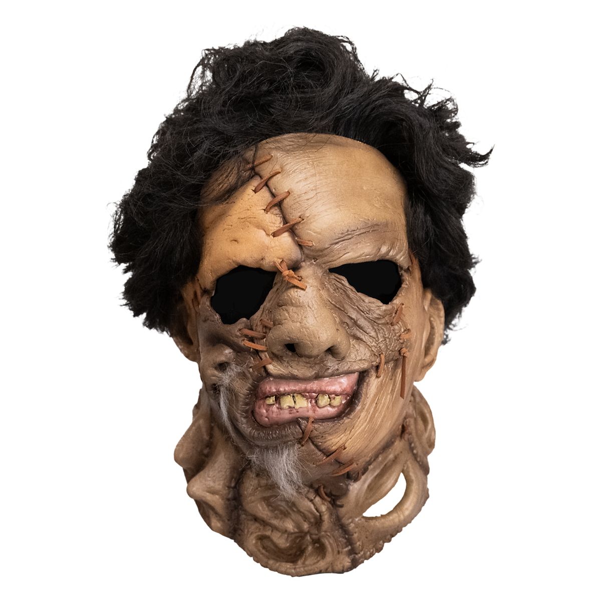 Leatherface Full Mask - The Texas Chainsaw Massacre Part 2 BEIGE