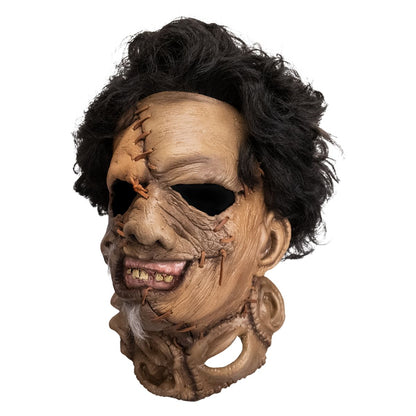 Leatherface Full Mask - The Texas Chainsaw Massacre Part 2 BEIGE