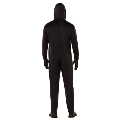 Adult Skeleton Jumpsuit BLACK AND WHITE