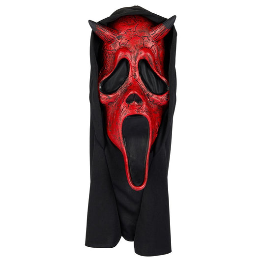 Devil Face Aged Half Mask - Ghost Face