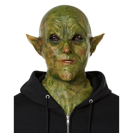 Hyper Realistic Tek'Zik Goblin Mask BLACK AND GREEN