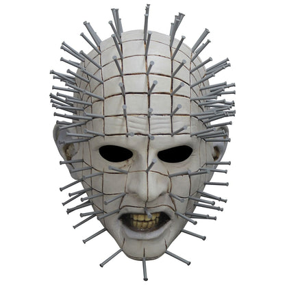 Adult Hellraiser Pinhead Full Mask WHITE/GREY