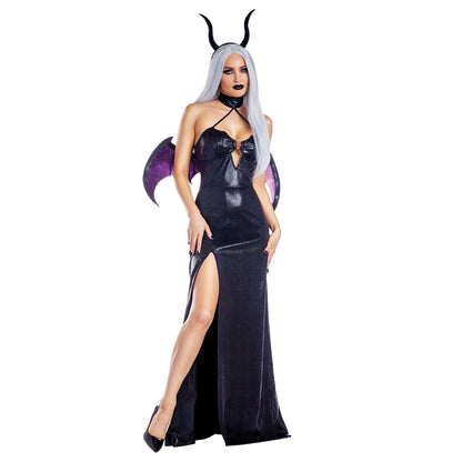 Adult Sexy Dark Devil Costume BLACK