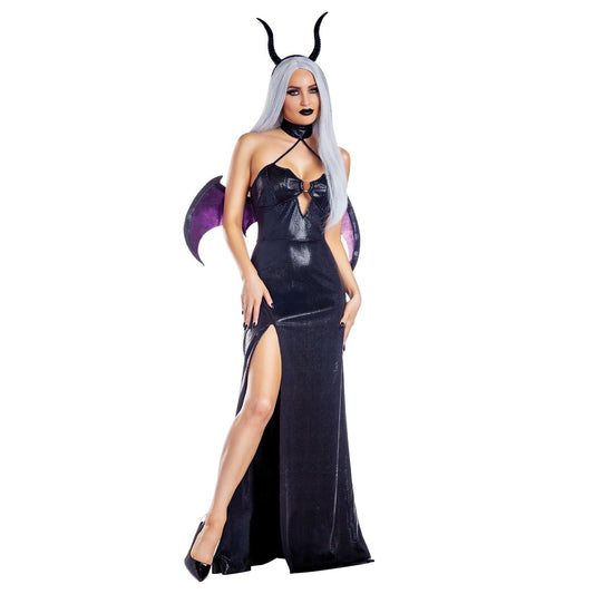 Adult Sexy Dark Devil Costume BLACK