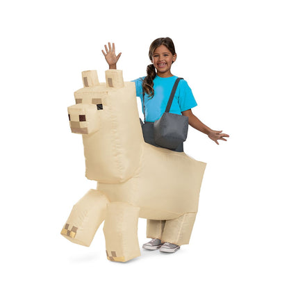 Inflatable Llama Costume - Minecraft BEIGE