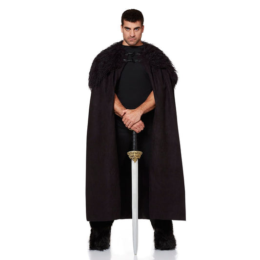 Adult Warrior Cloak BLACK