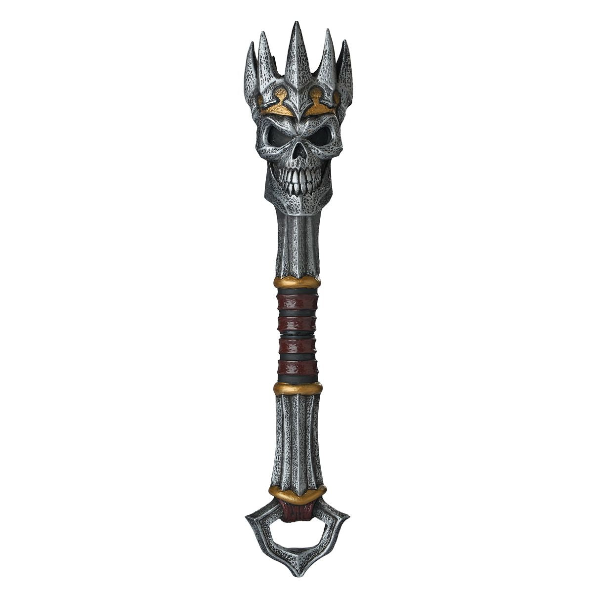 Wicked Skull King Scepter SILVER