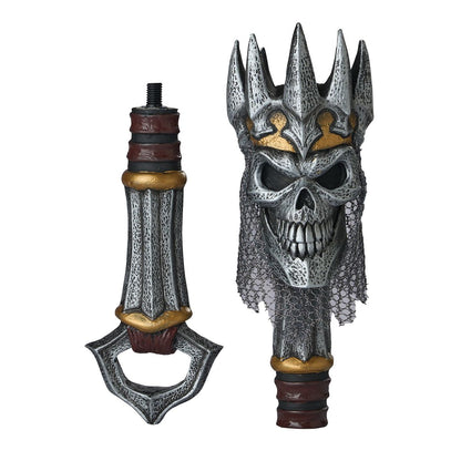 Wicked Skull King Scepter SILVER